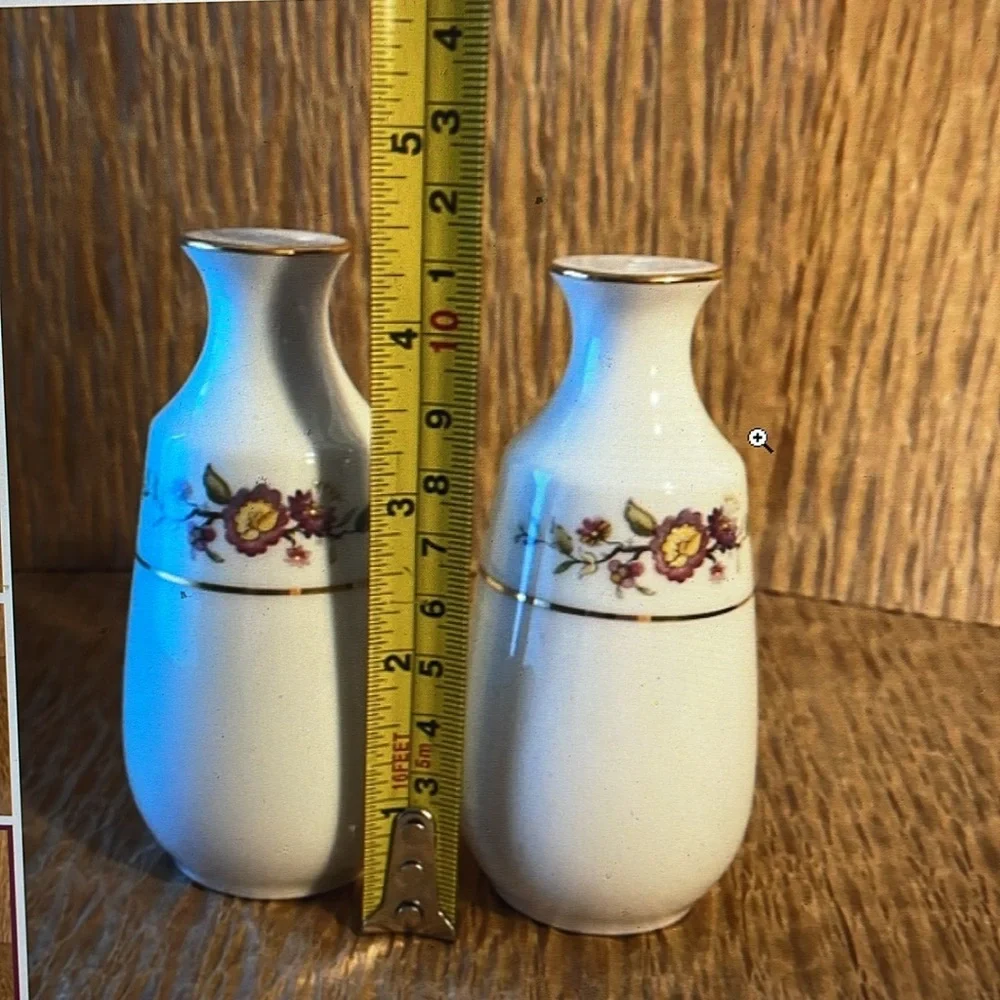 VTG Noritake Ivory Asian Song Salt and Pepper Shaker Set